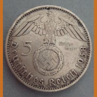  5 Reichs Mark 1938 