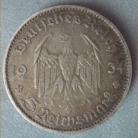  5 Reichs Mark 1934 